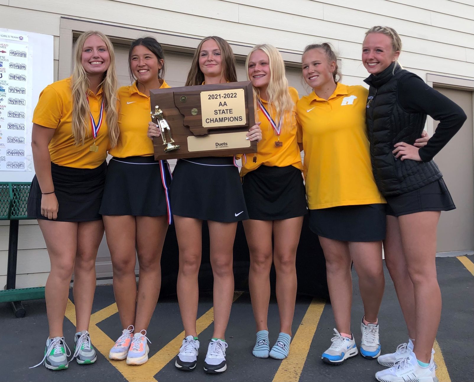2021 Class AA golf girls - Billings West Golden Bears